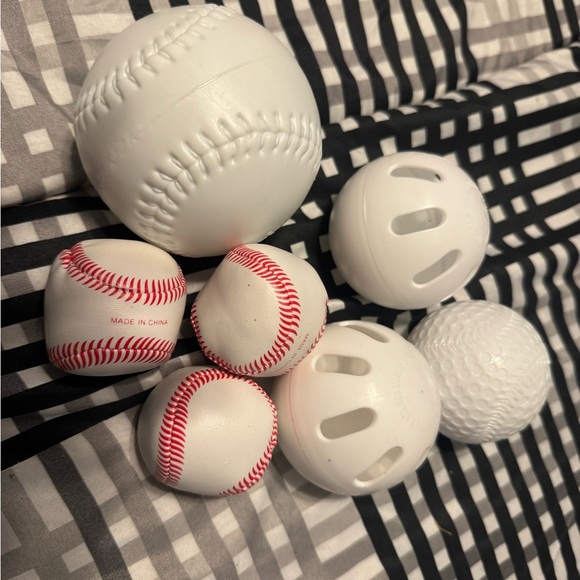 Kids Plastic Baseball Bat & Ball Set – 11-Piece Backyard Sports Kit. - Picture 3 of 11